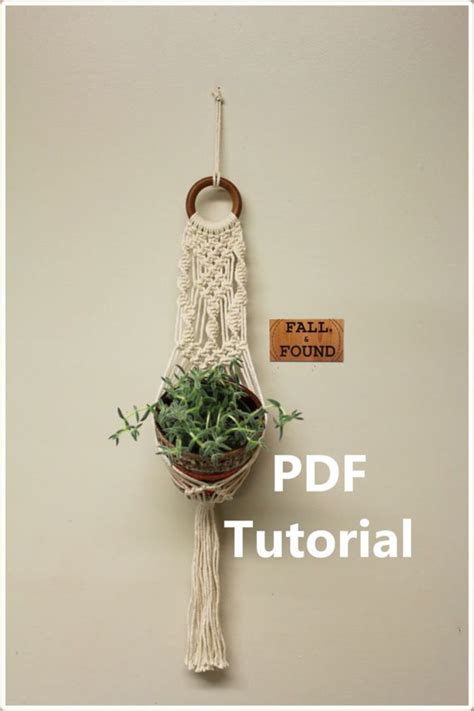 Check spelling or type a new query. Macrame Plant Hanger Pattern - PDF Tutorial Download in ...