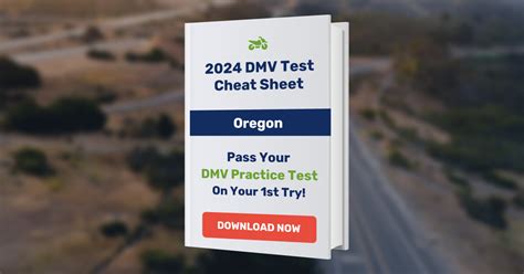 2024 Oregon Dmv Motorcycle Permit Test Cheat Sheet 99 Pass Rate