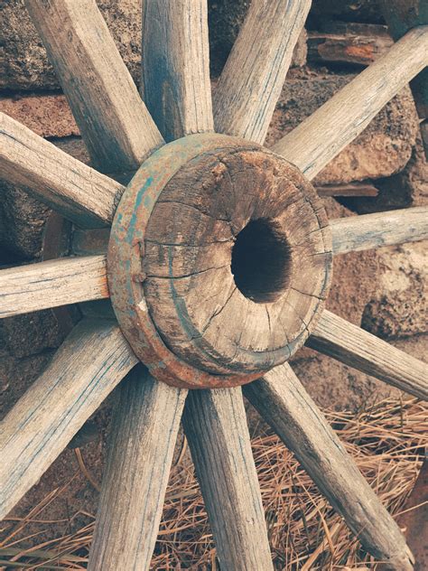 Old Wagon Wheel Free Stock Photo Public Domain Pictures