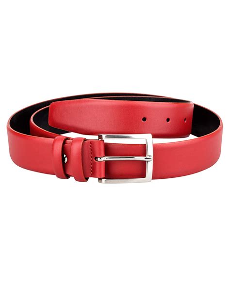 Buy Womens Red Belt Free Shipping