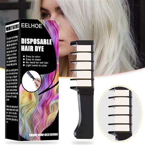 Ertutuyi Disposable Hair Chalk Combprofessional Temporary Instant