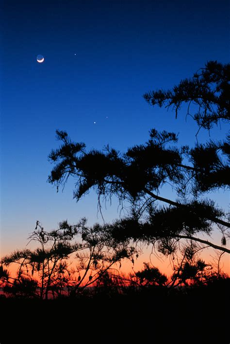 In south america it was inverted. Conjunction of the Moon, Saturn, Jupiter and Mars | RSI Photos