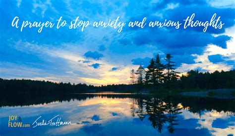 A Prayer To Stop Anxiety And Anxious Thoughts