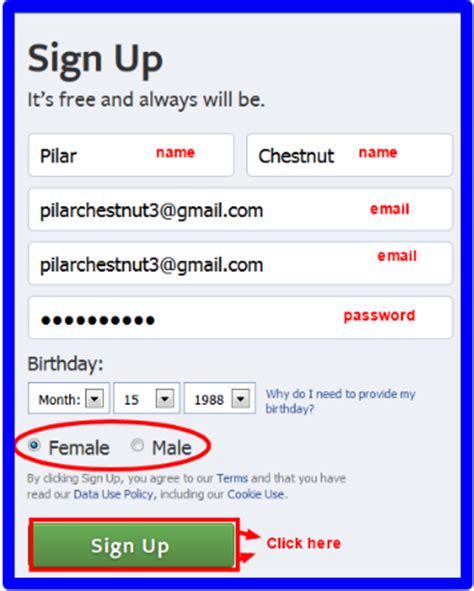 Create New Account Facebook - Digital Online
