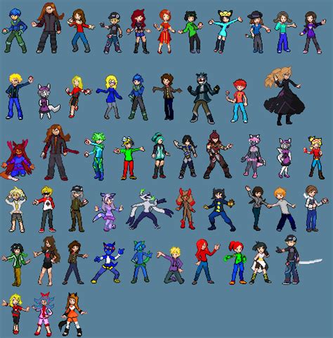 Human And Other Sprites Collection 10 By Yukimazan On Deviantart