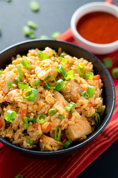 Spicy Chicken Fried Rice Delicious Meets Healthy