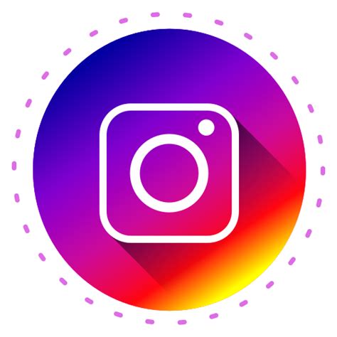 ícone Instagram Cor Redes Sociais Em Social Networks