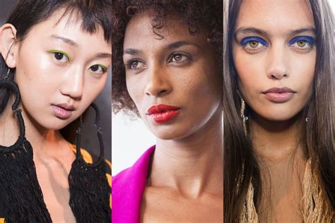 Every Makeup Look You Need To See From The Spring 2018 Shows Spring Makeup Trends Spring