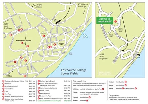 Eastbourne has excellent train connections to central london and london gatwick airport, with trains running every 30 minutes. How to find us | Eastbourne College | Address and directions