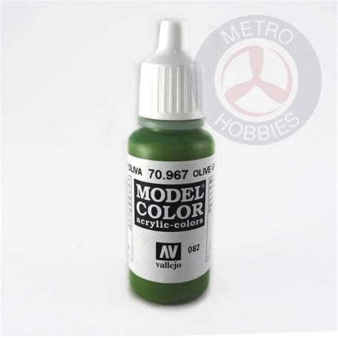 Vallejo 70967 Modelcolor Olive Green 17ml Paint 082 Brand New