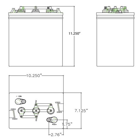 6x Us Battery Us2000 Xc2 6v 220ah Gc2 Deep Cycle Batteries For Golf