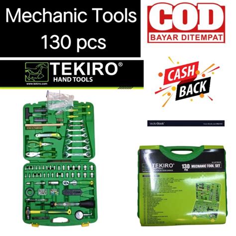 Jual Tekiro Tool Set 130 Pcs Tool Box Tekiro Tools Box Kunci Tekiro Set