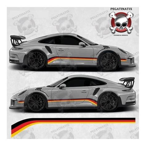 Adesivos Porsche Side Stripes