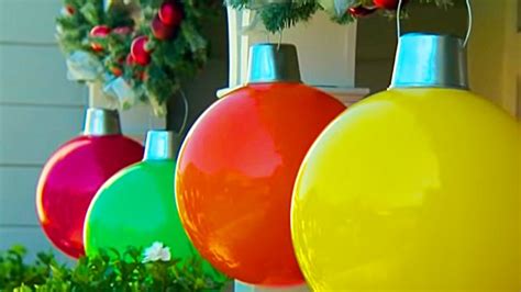 Large Plastic Outdoor Christmas Ornaments