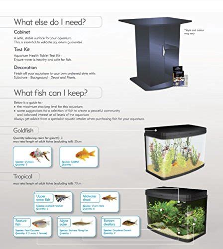 Interpet Insight Glass Aquarium Premium Kit Litre Pets Lovers Top