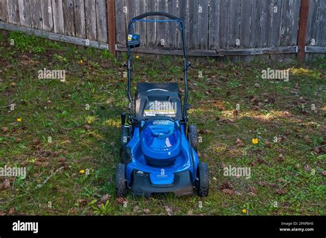 Kobalt Electric Battery-Powered Lawn Mower Stock Photo - Alamy