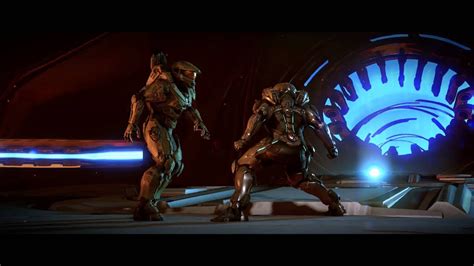 Halo 5 Master Chief Vs Spartan Locke Fight Scene 1080p60fps Youtube