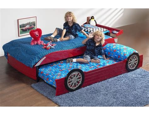 Race Car Beds Roll Out Trundle Bed Optional For Leanna