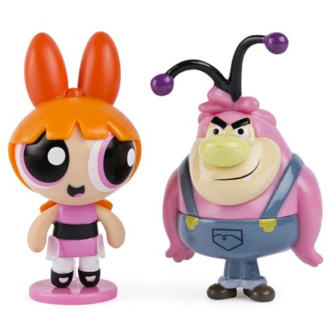 The Powerpuff Girls 2 Inch Action Dolls With Display Stands 2 Pack
