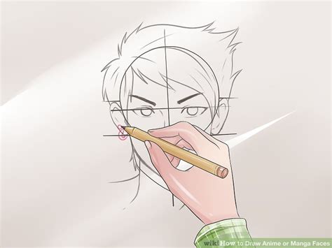 3 Ways To Draw Anime Or Manga Faces Wikihow