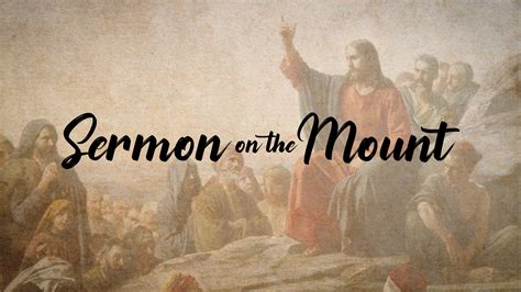 Sermon On The Mount Series Grace Christian Church Of The Philippines