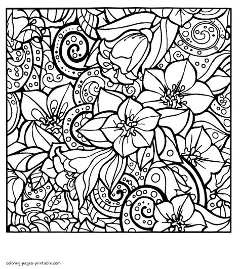 Abstract Coloring Book Pages For Adults Coloring Pages Printablecom