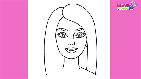 🆕how to draw barbie step by step slowly 👉 how to draw barbie girl top video youtube