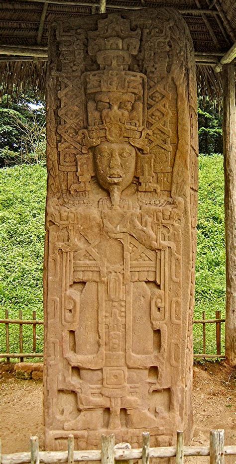 Quirigua Stela A Arte Maya Arte Antiguo Culturas Antiguas