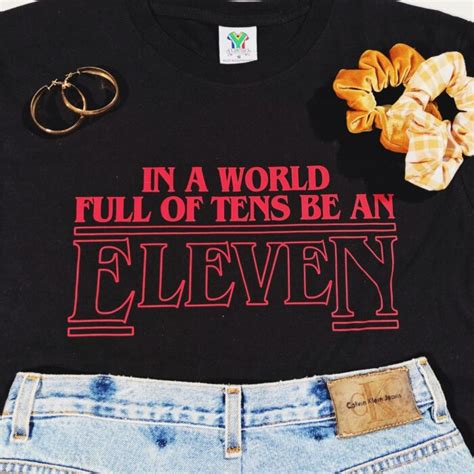 Eleven T Shirt Stranger Things T Shirts Nowstalgia
