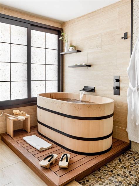 stonehouse japanese ofuro tub made of aromatic hinoki wood by ann stillman o leary evergreen