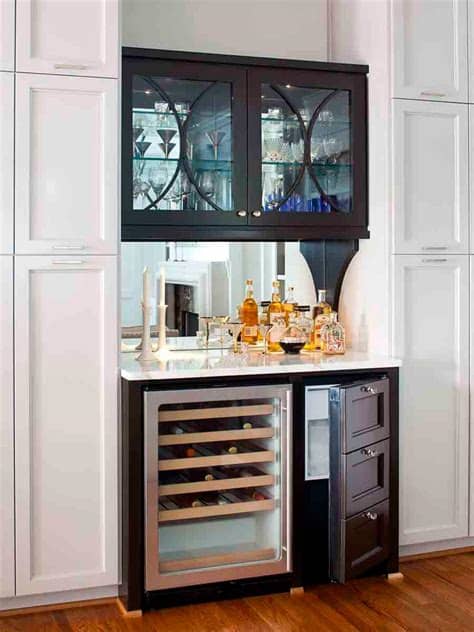 Our rta cabinets offer easy diy assembly. Transitional Black Wet Bar | HGTV