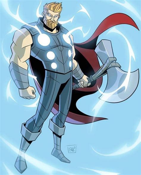 Thor With Stormbreaker Thor Marvel Universe Art