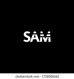 Initial Sam Logo Design Simple Attractive Stock Illustration Shutterstock