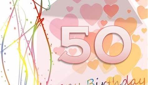 50Th Birthday Card Printable Free - leafonsand