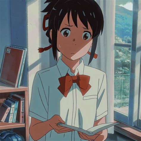 ↷ Mitsuha Miyamizu↶ Your Name Anime Anime Kimi No Na Wa