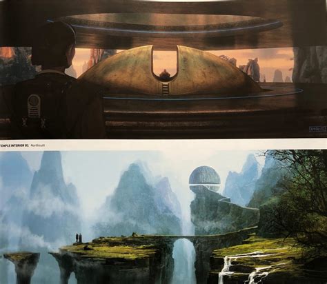 Concept Art Revealed For George Lucas Vision Of The Jedi Temple For