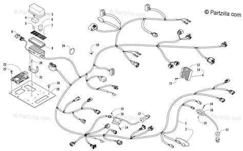 Arctic Cat Side By Side OEM Parts Diagram For Wiring Harness Assembly Partzilla Com