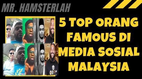 The beaches run from kuala besut in the north to kemaman in the south. 5 Orang Famous Di Media Sosial Malaysia | Siapa paling ...
