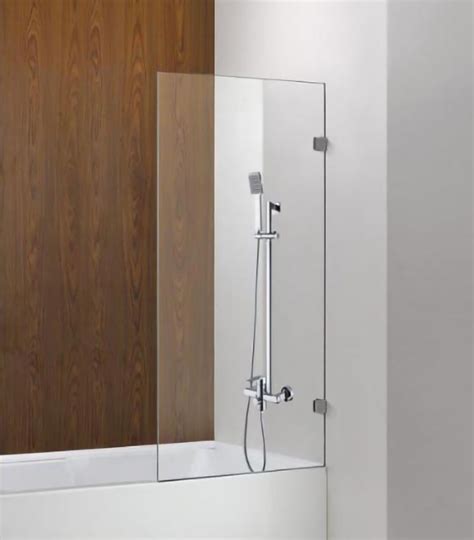 10mm tempered glass gunmetal grey over bath shower screen e renovation