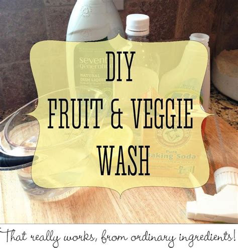 Diy Fit Fruit And Veggie Wash Deeply Southern Home Fruit And