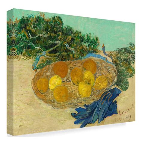 Vault W Artwork Still Life Of Oranges On Canvas By Vincent Van Gogh