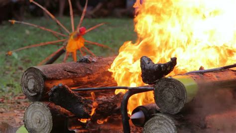 burning dead body in balinese funeral bali indonesia stock footage video 2891674 shutterstock