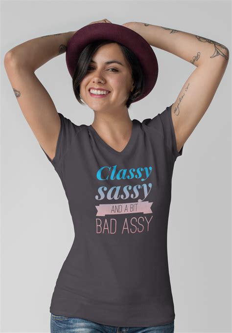 classy sassy and a bit bad assy t shirt and tank tops funny t shirts for woment funny tank