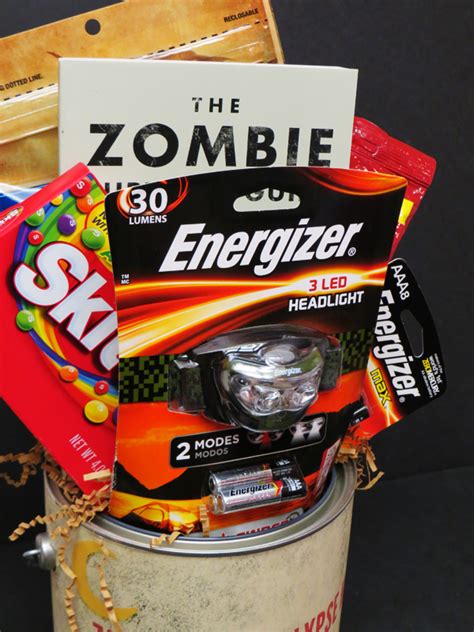 There is no time to head to the store, so you are going to have to make do with what you have already put in your emergency kit. DIY Gift Idea: Zombie Apocalypse Kit + Free Printable - Comic Con Family