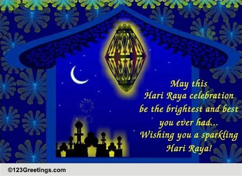 Hari raya means day of celebration and is celebrated by on this occasion, reach out to people you know and love. Hari Raya Cards, Free Hari Raya Wishes, Greeting Cards ...