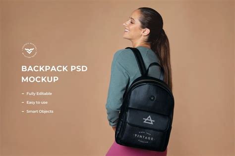 Backpack Mockups Backpacks Mockup Mockup Design