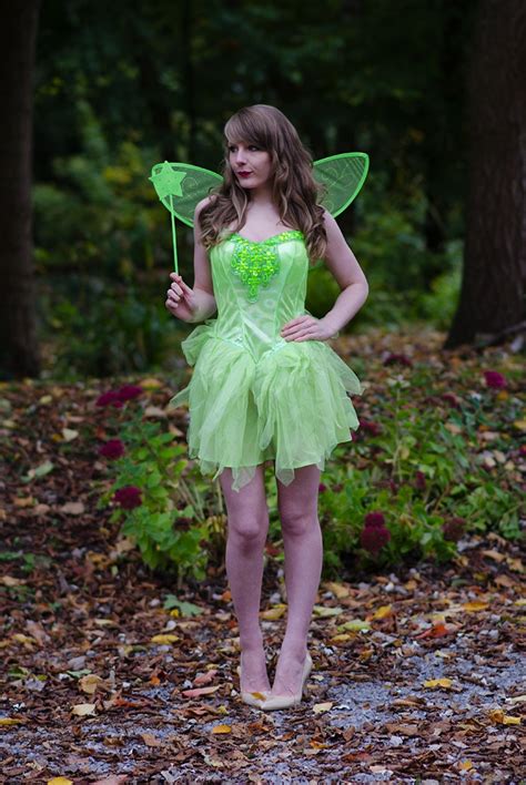Sexy Adult Tinkerbell Costume Raindrops Of Sapphire