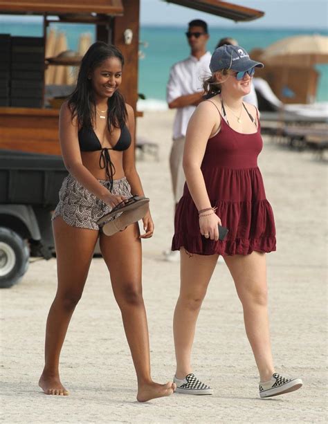 Sasha Obama Turns Wild In Miami As She Bares Her Butt
