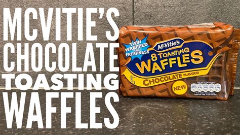 New Mcvitie S Toasting Waffles Chocolate Flavour Youtube