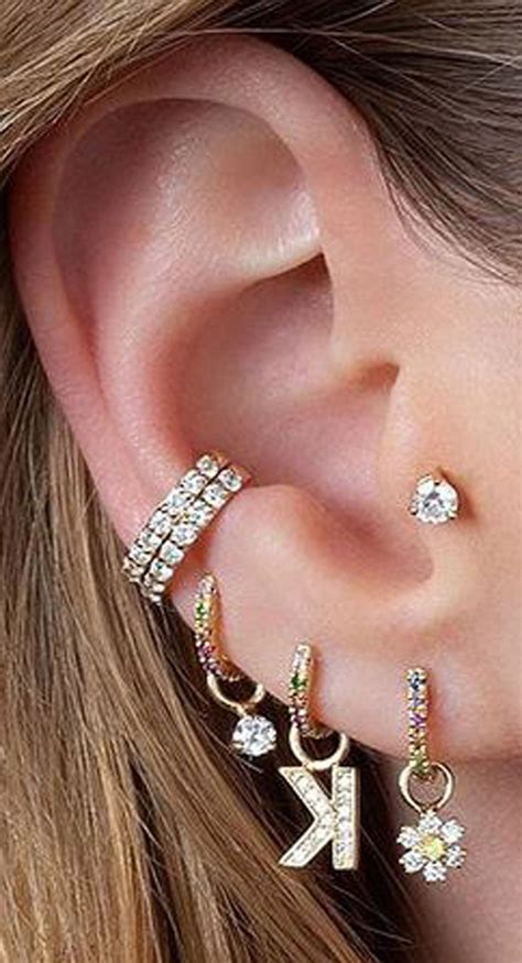 Cute Ear Piercing Ideas For Women Earrings Inspiration Tiny Stud